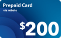 200prepaid card